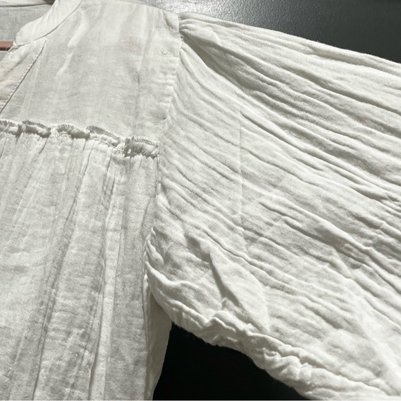 Salty Lemon Women’s 100%Cotton Tunic Tiered Dress Boho CottageCore Cowgirl Chic - Picture 7 of 8